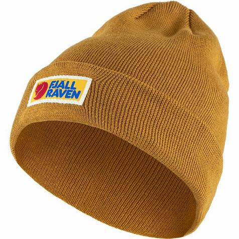 Fjallraven Men Vardag Beanies Yellow PH177417 Philippines